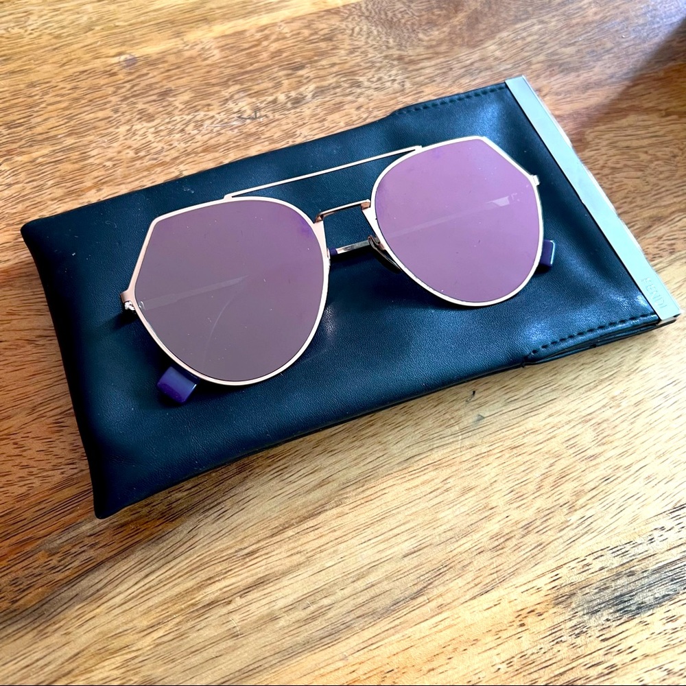 Fendi Aviator Eyeline Sunglasses